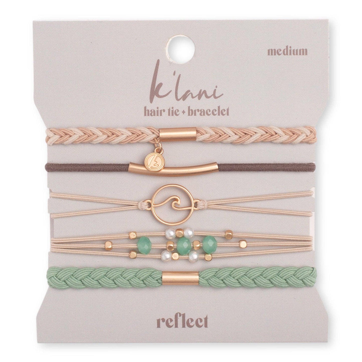 Reflect Ocean Wave Hair Tie Bracelets